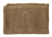 Foulard châle d'hiver marron pour le cou