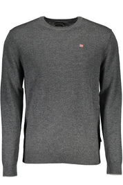 Gray Wool Men Sweater