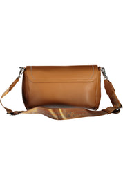 Brown Polyethylene Women Handbag