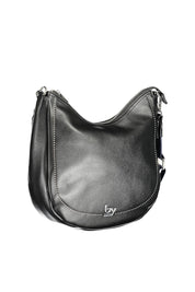 Black Polyethylene Women Handbag