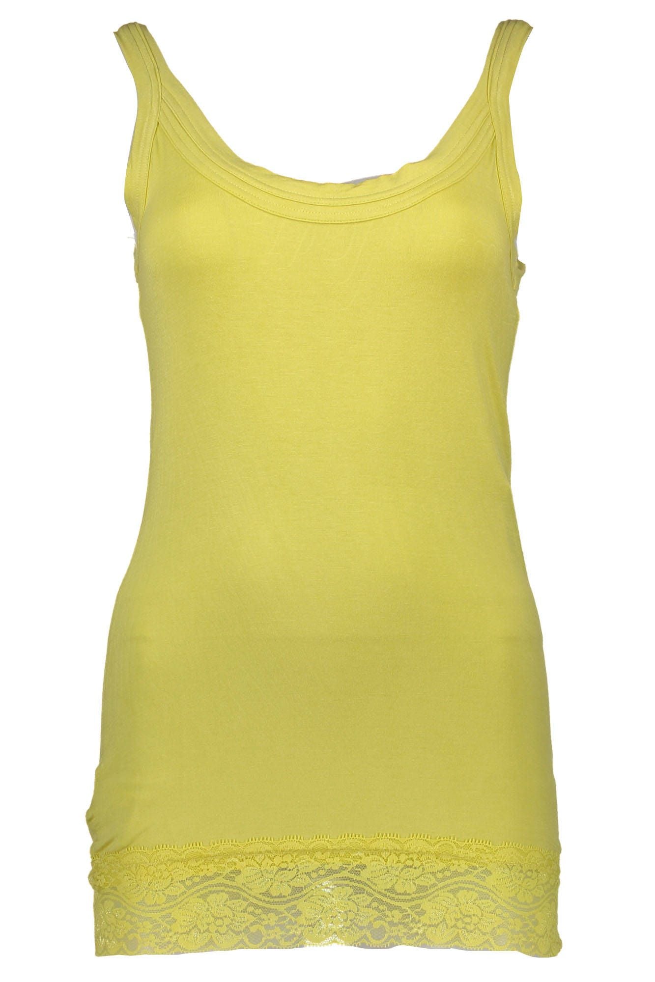 Yellow Cotton Women Top