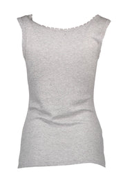 Gray Viscose Women Top