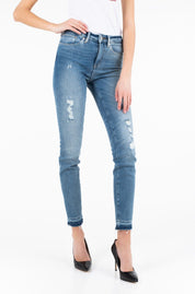 Blaue Jeans und Hose aus Baumwolle