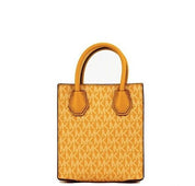 Mercer XS Honeycomb Gold Signature PVC North South Shopper Crossbody Bag