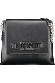 Black Polyethylene Women Handbag