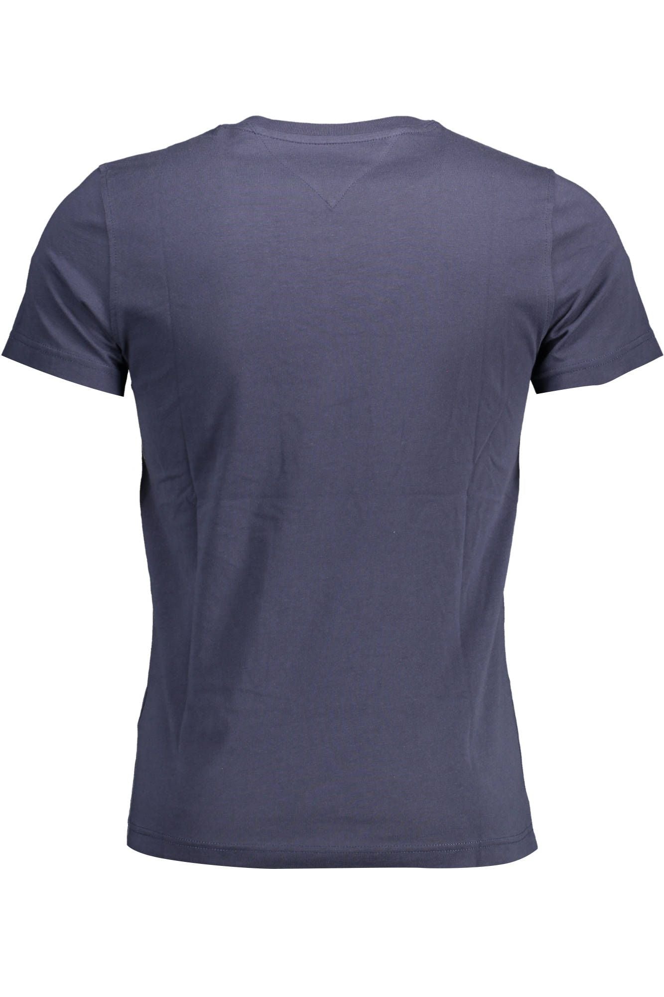 Blue Cotton Men T-Shirt