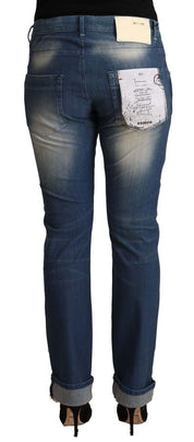 Chic Mid Waist Skinny Denim Jeans