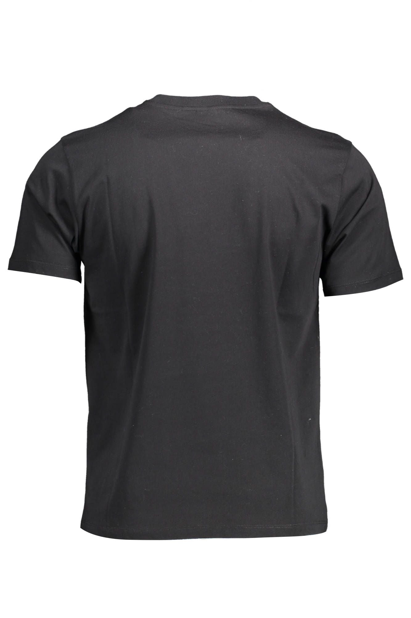 Black Cotton Men T-Shirt