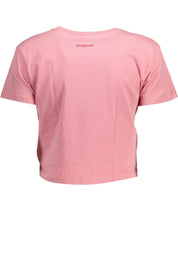 Pink Cotton Women Top