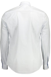 White Cotton Men Shirt