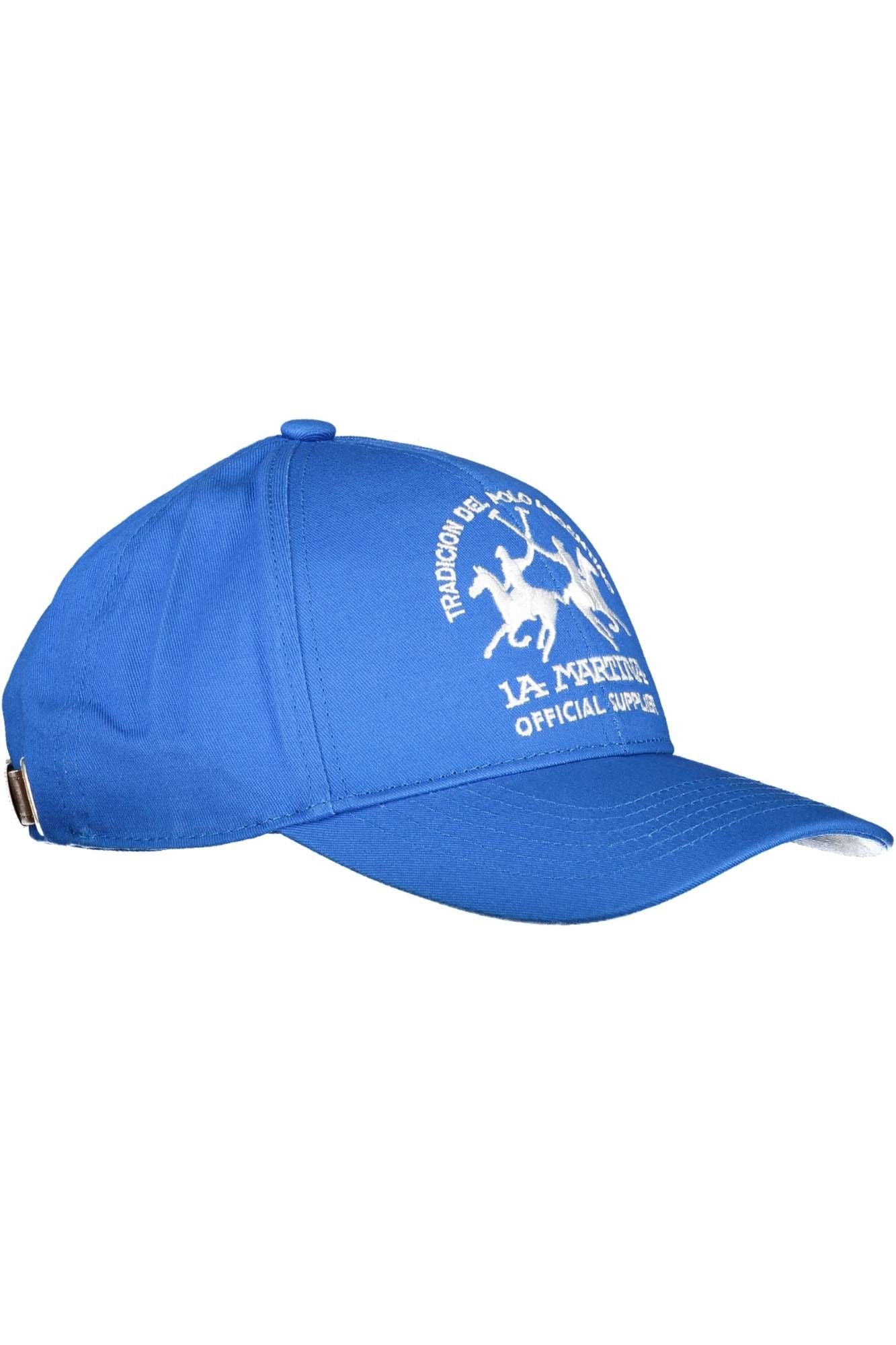 Blue Cotton Men Cap