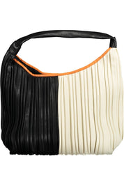 Black Polyethylene Women Handbag