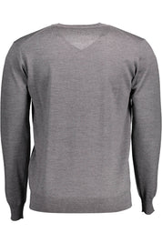 Gray Wool Men Sweater