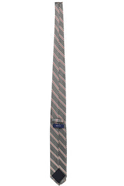 Gray Silk Men Tie