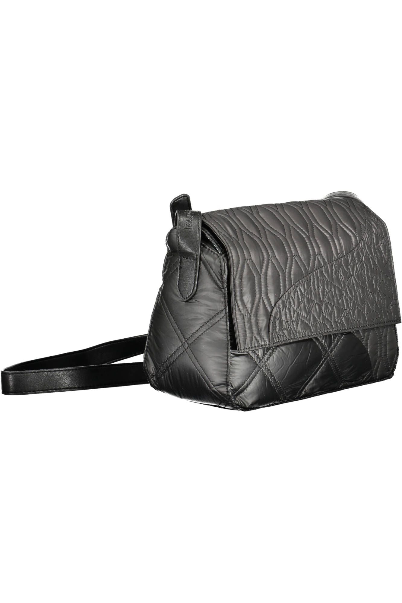 Black Polyethylene Women Handbag