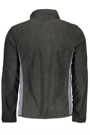 Black Polyester Men Sweater