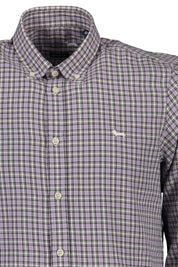 Purple Cotton Men Shirt