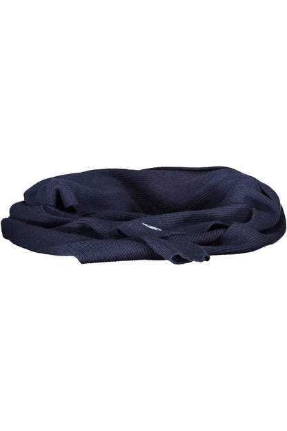 Blue Cotton Men Scarf