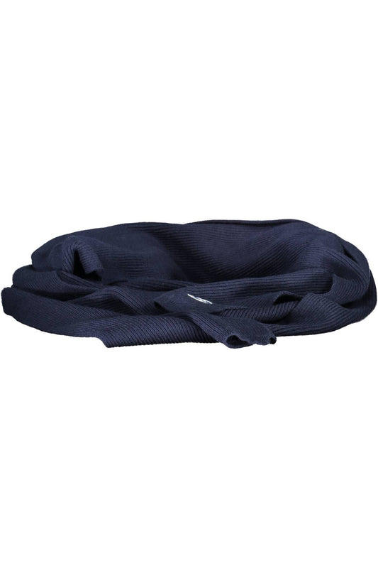 Blue Cotton Men Scarf