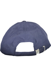 Blue Polyamide Men Cap