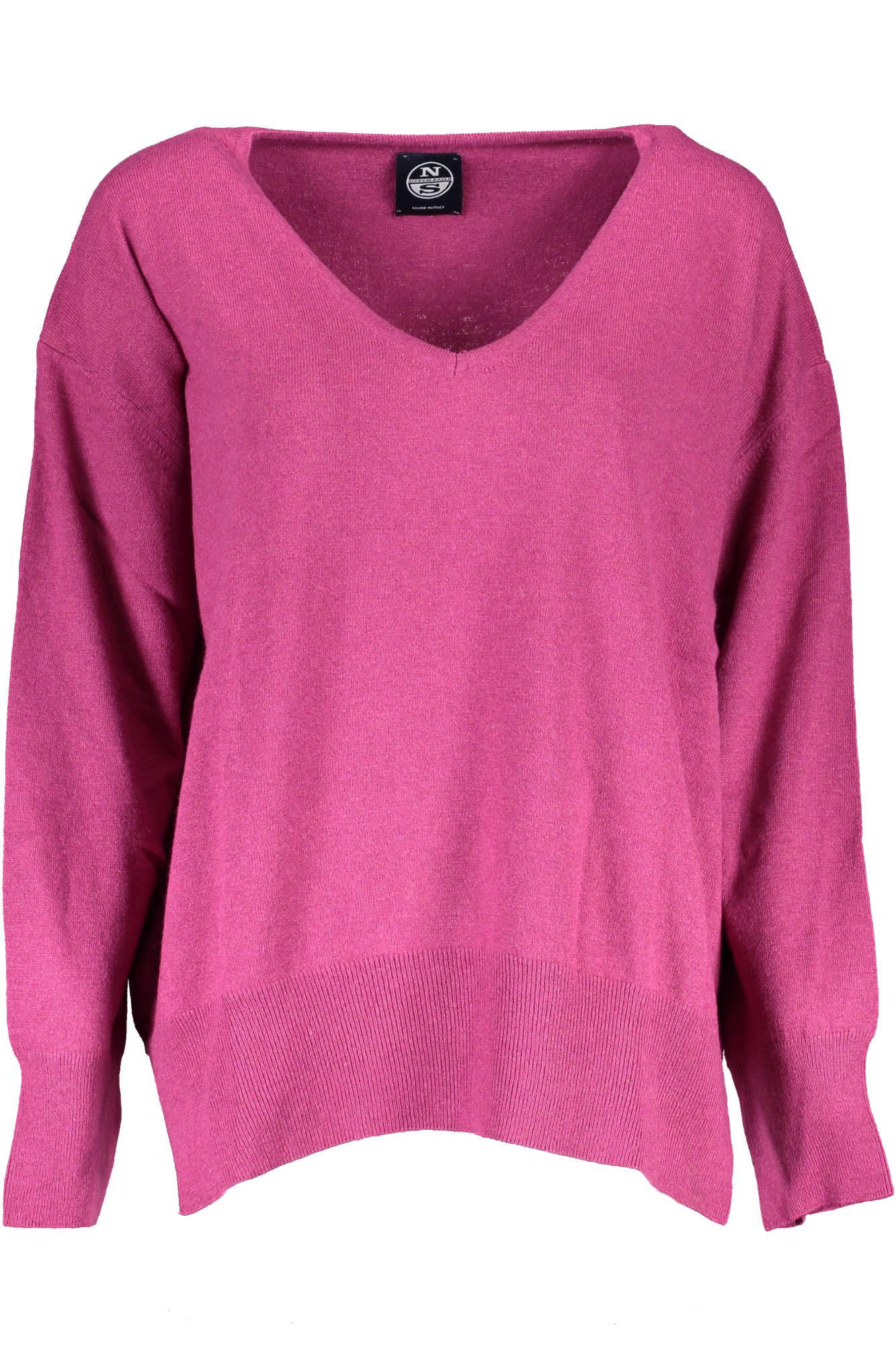 Purple Wool Women Sweater