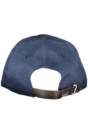 Blue Cotton Men Cap