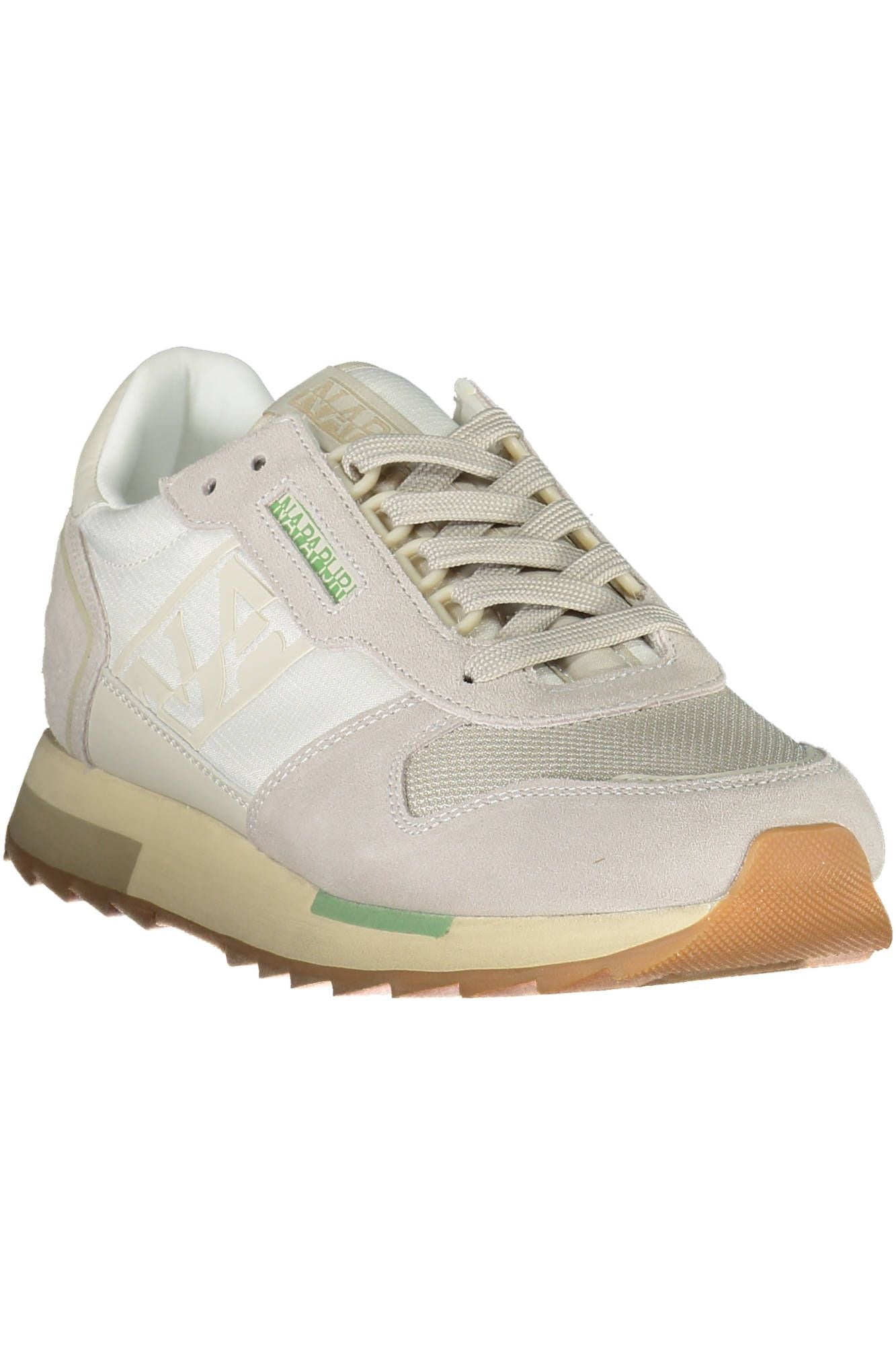 White Polyethylene Men Sneaker