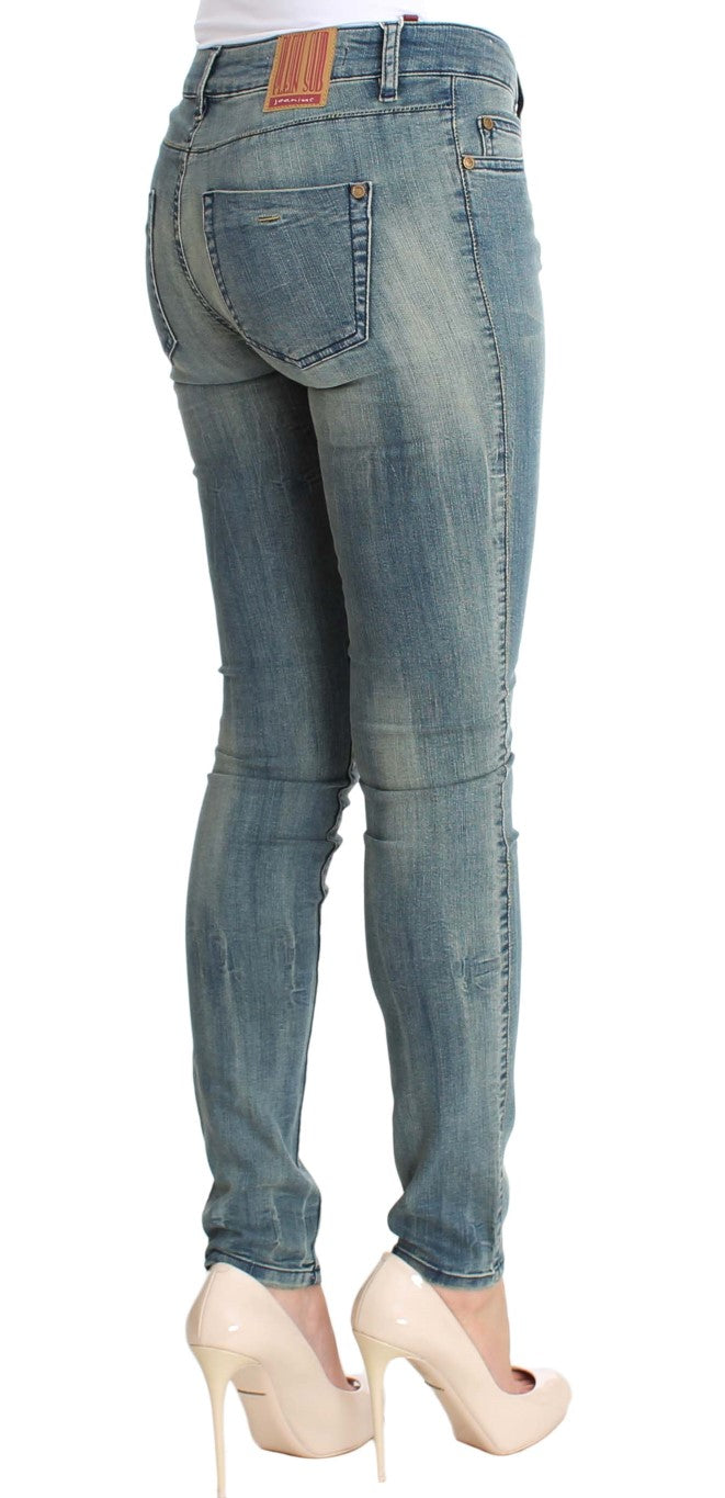 Chic Slim Skinny Blue Wash Denim