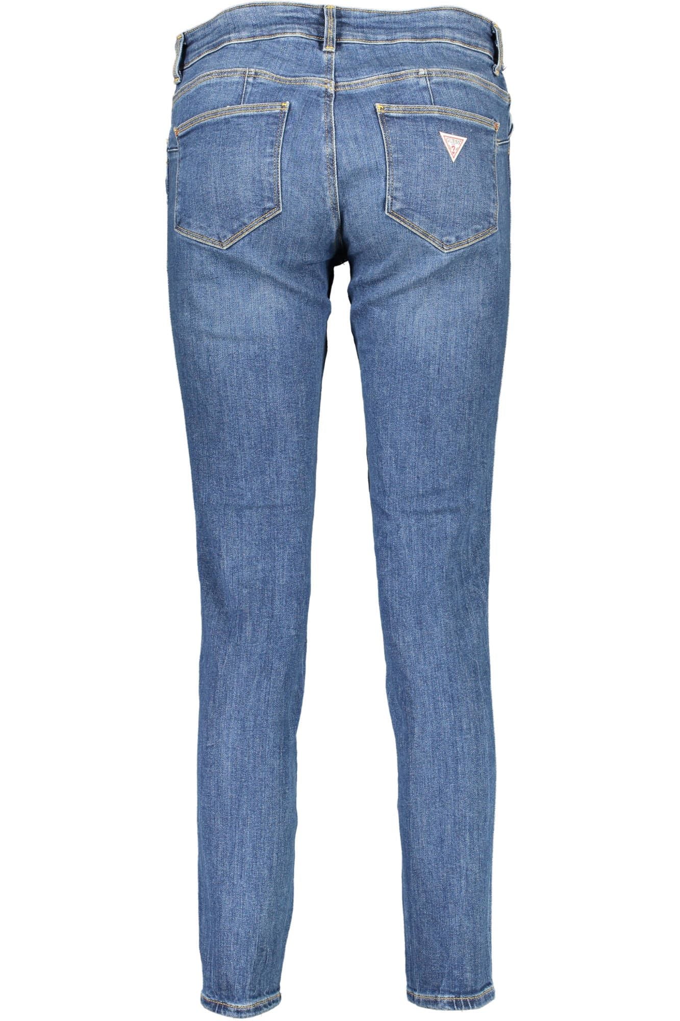 Blue Cotton Women Skinny Jean