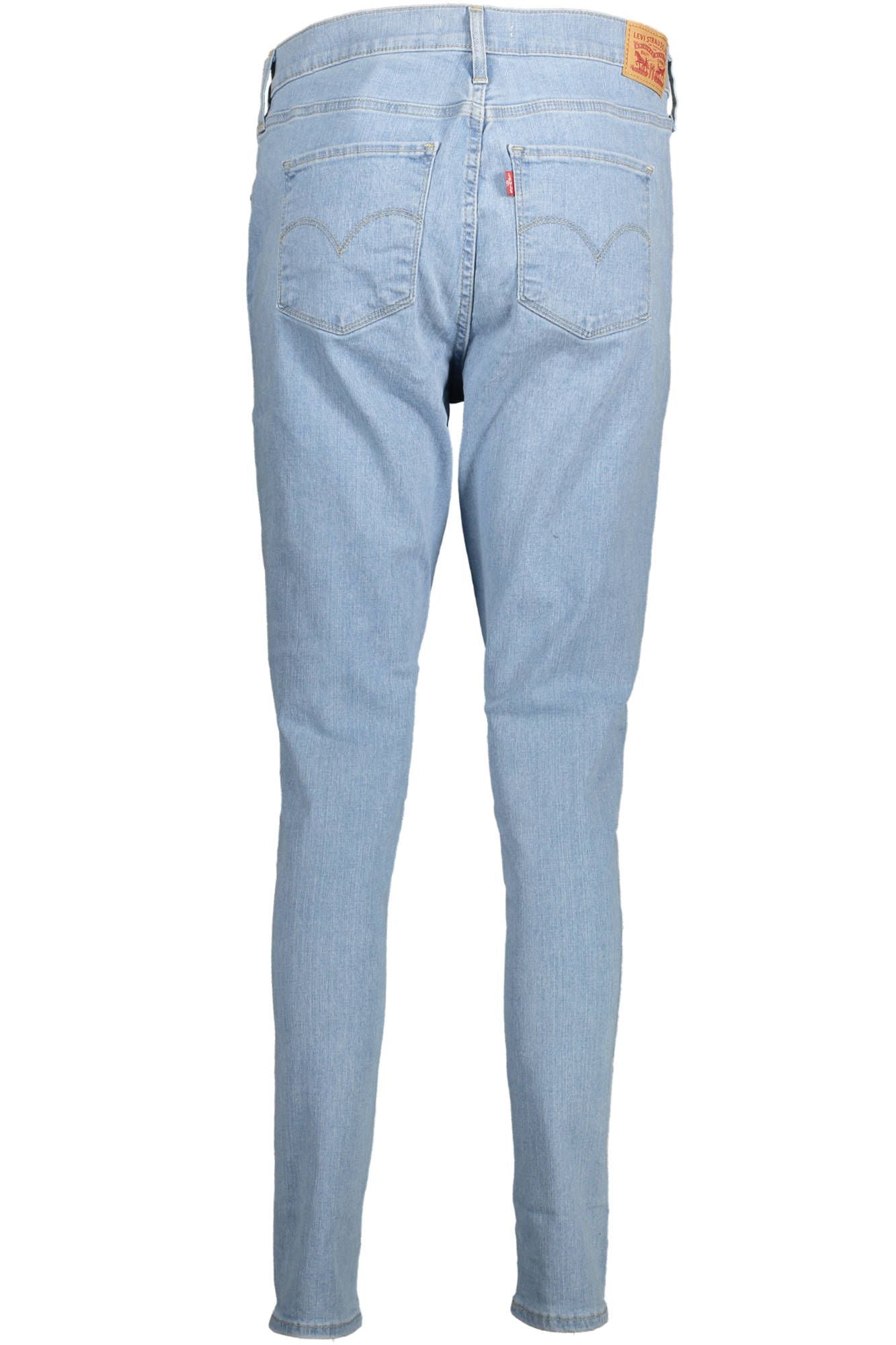 Light Blue Cotton Women Jeans