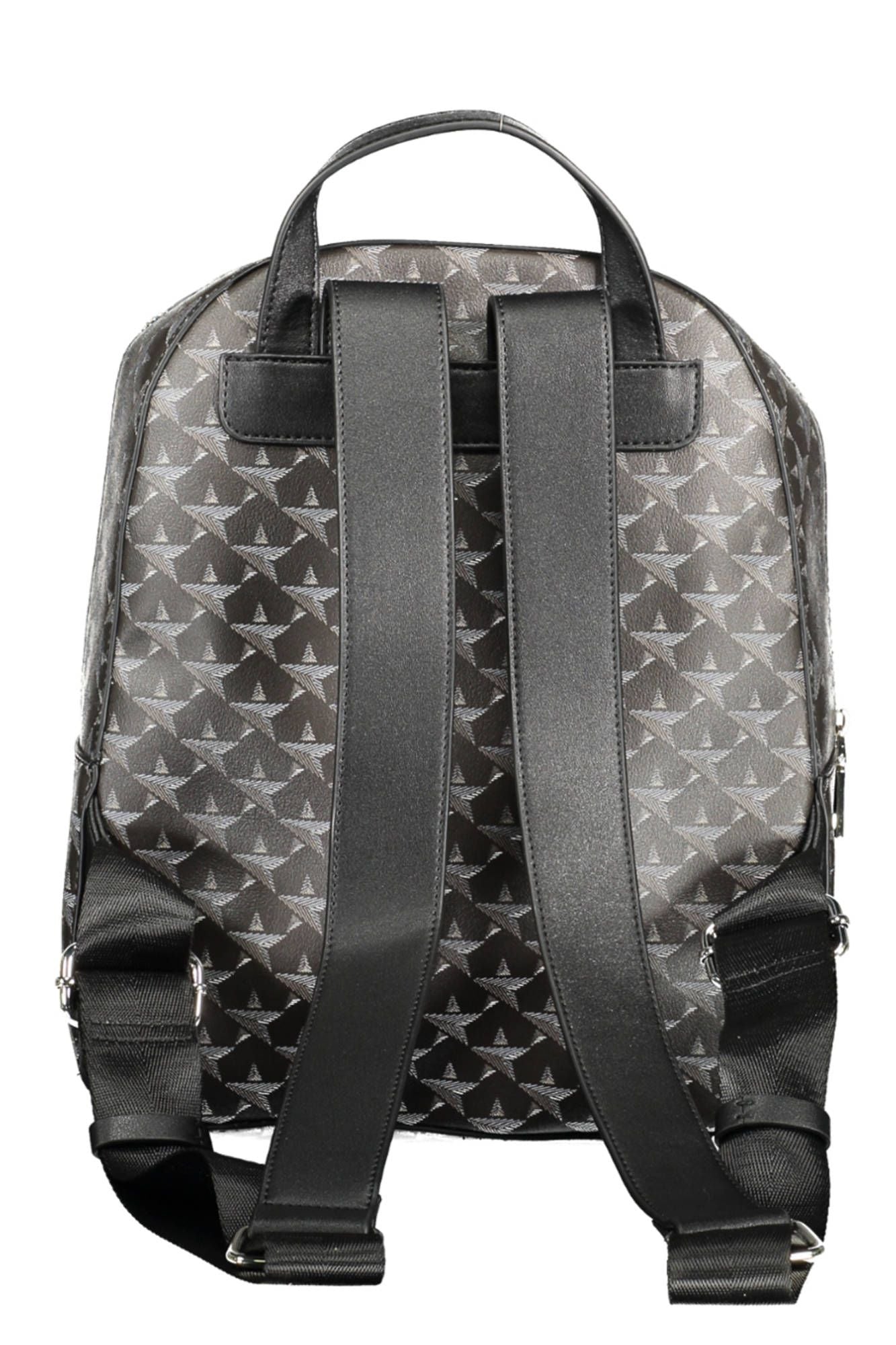 Black PVC Women Backpack