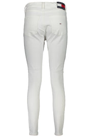 White Cotton Women Jeans