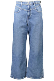 Blue Cotton Women Jeans