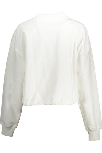 White Cotton Women Sweater