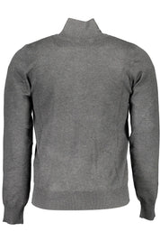 Gray Viscose Men Sweater