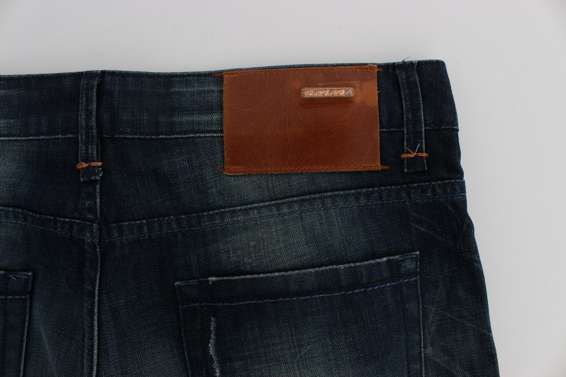 Sleek Slim Fit Italian Denim Jeans