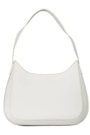 White Polyester Women Handbag