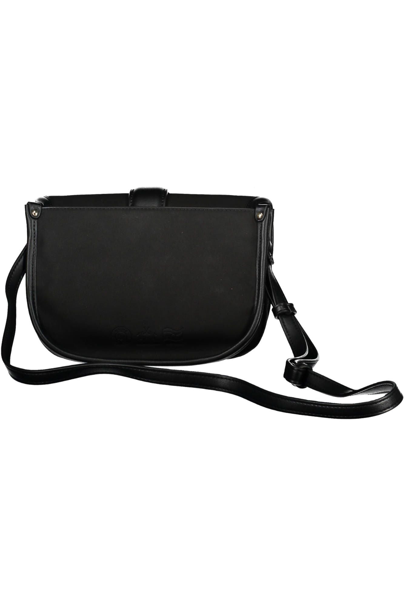 Black Polyethylene Women Handbag