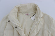 Beiger wetterfester Trenchcoat