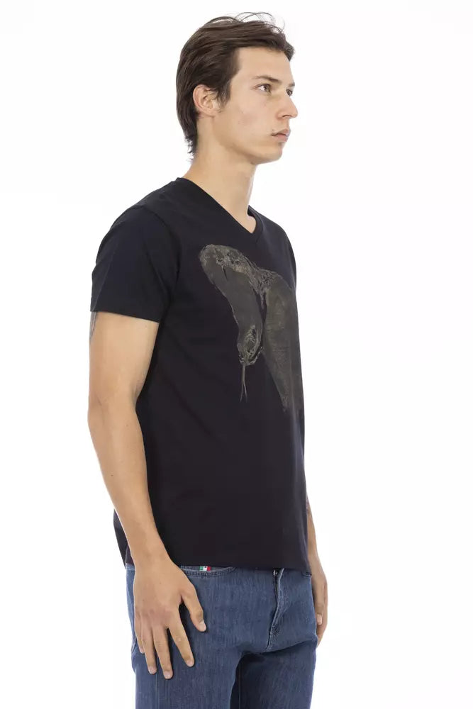 T-shirt en coton noir