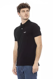 Polo en coton noir