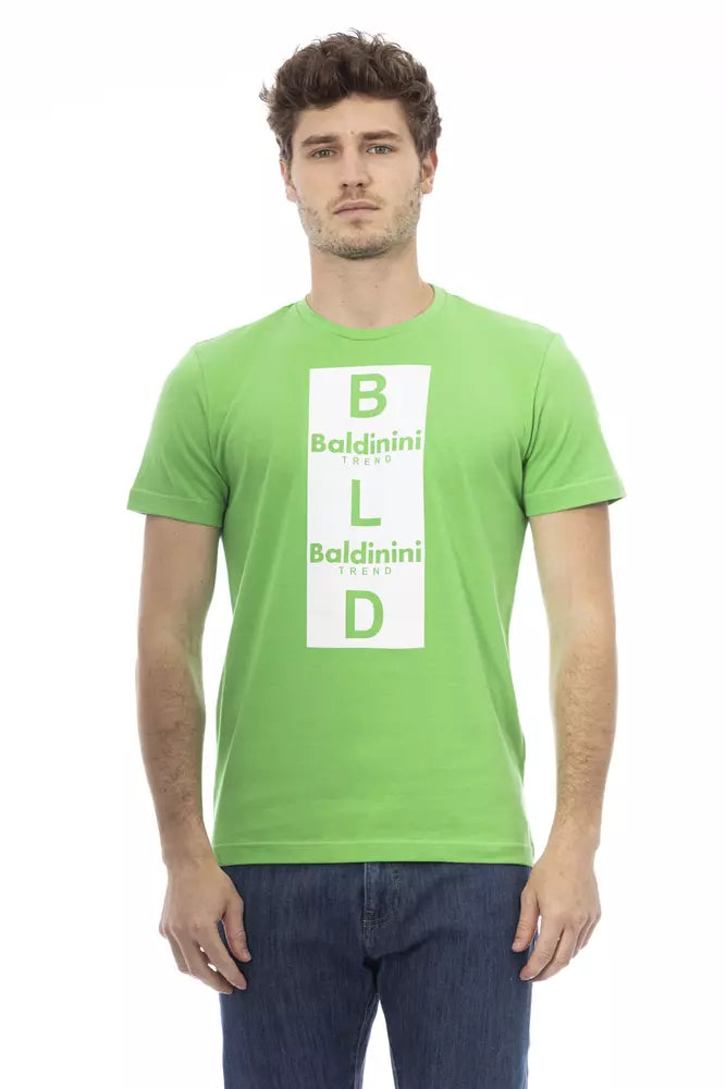 T-shirt en coton vert