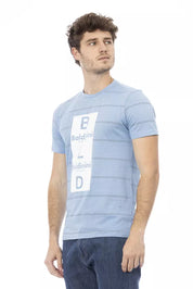 T-shirt en coton bleu clair