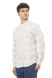 Chemise en coton beige