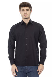 Chemise en coton noir