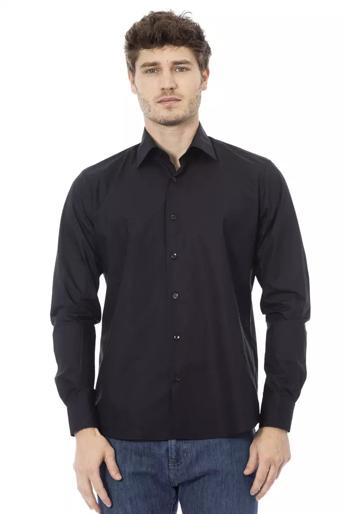 Chemise en coton noir