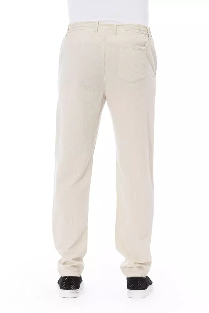 Jean et pantalon en coton beige