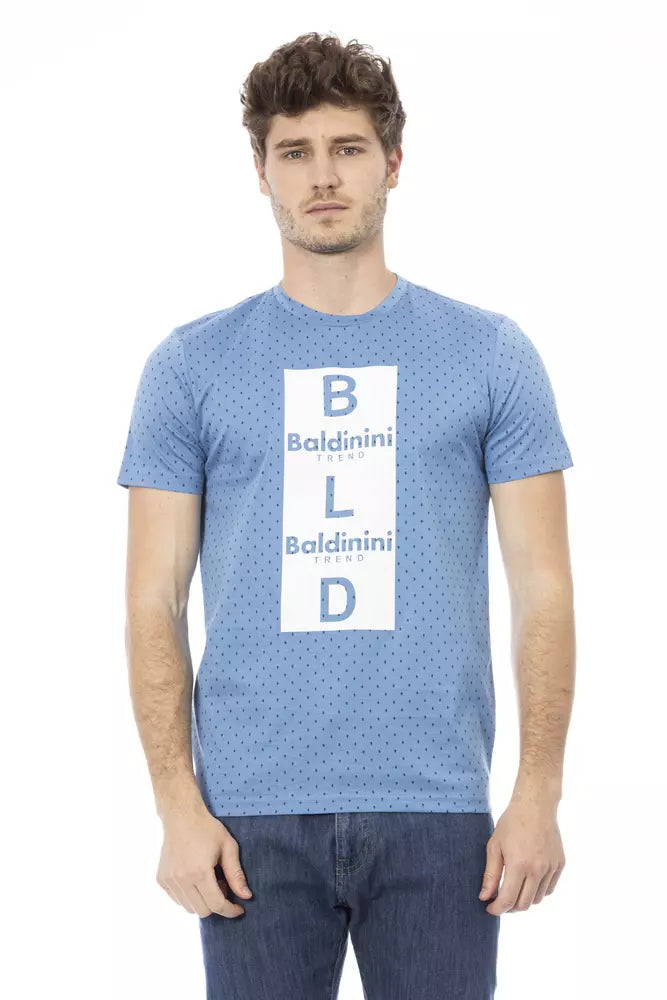 T-shirt en coton bleu clair