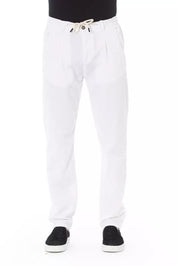 Jean et pantalon en coton blanc