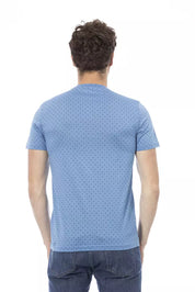 T-shirt en coton bleu clair